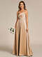 romantic frenulum knotting halter neckline bridesmaid dresses