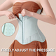 miiow u-shaped waist trainer corset women buttoned shapers breast lifted waist trainer steel bone slimming women's shapewear