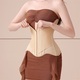 miiow u-shaped waist trainer corset women buttoned shapers breast lifted waist trainer steel bone slimming women's shapewear