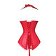 red v-neck pu leather corset vest gothic steampunk steel boned waist cincher leather corset women's slimming body shapewear