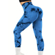 Damen High Waist nahtlose Batik-Yoga-Hose