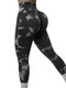 Damen High Waist nahtlose Batik-Yoga-Hose
