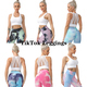 High Waist Bauchkontrolle Workout-Leggings, 4-Way Stretch