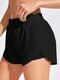 women's Elastic Yoga Running Workout Shorts Leggings