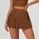 Damen Plissierter Tennisrock Mit Innentasche
