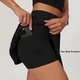 Damen Plissierter Tennisrock Mit Innentasche