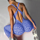 scrunch Butt Leopard Print Backless Yoga Jumpsuit
