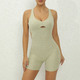 Verstellbarer Damen Yoga Jumpsuit Mit Leggings Fitness-Set