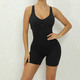 Verstellbarer Damen Yoga Jumpsuit Mit Leggings Fitness-Set