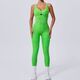 Verstellbarer Damen Yoga Jumpsuit Mit Leggings Fitness-Set