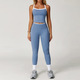 women's High Waist Bell Bottom Yoga Tracksuit Set
