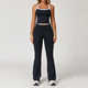 women's High Waist Bell Bottom Yoga Tracksuit Set