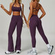 women's Tracksuit Set High Waist Leggings And Workout Bra