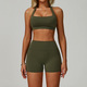 women's Tracksuit Set High Waist Leggings And Workout Bra