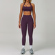 women's Tracksuit Set High Waist Leggings And Workout Bra