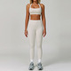 women's Tracksuit Set High Waist Leggings And Workout Bra