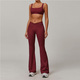 Damen Yoga-Set Mit Push Up Sports Bra Und Leggings