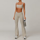 Damen Yoga-Set Mit Push Up Sports Bra Und Leggings
