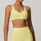 Halter Fitness Bra Naked Feel Push Up Padded Bralette