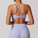 Halter Fitness Bra Naked Feel Push Up Padded Bralette