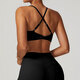 Halter Fitness Bra Naked Feel Push Up Padded Bralette