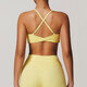 Halter Fitness Bra Naked Feel Push Up Padded Bralette