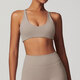 Halter Fitness Bra Naked Feel Push Up Padded Bralette
