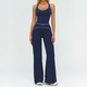 Damen Tracksuit Yoga Athletic Wear Fitness-Set Sports Bra Leggings