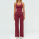 Damen Tracksuit Yoga Athletic Wear Fitness-Set Sports Bra Leggings