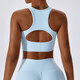 Damen High Intensity Nahtloser Workout Bra Rib Back