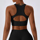 Damen High Intensity Nahtloser Workout Bra Rib Back