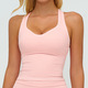 Damen Push Up Sports Bra Atmungsaktives Yoga Jogging Vest