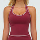 Damen Push Up Sports Bra Atmungsaktives Yoga Jogging Vest