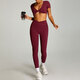 Damen Yoga-Set Mit Sports Bra Und Leggings