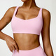 Damen Push Up Sports Bra Stretch Fitness Tank Top