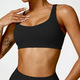 Damen Push Up Sports Bra Stretch Fitness Tank Top