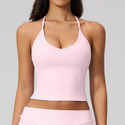 Damen schnelltrocknendes Yoga Crop Top Sport Vest