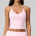 Damen schnelltrocknendes Yoga Crop Top Sport Vest