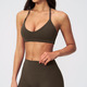 atmungsaktiver Yoga Sport-BH stoßdämpfendes Running Vest Push Up Top