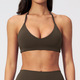 atmungsaktiver Yoga Sport-BH stoßdämpfendes Running Vest Push Up Top