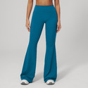 High-Waist-Yogahose ausgestellt Wide Leg Glockenhose Leggings