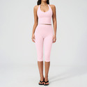 women's Yoga Tracksuit Set Shockproof Workout Tops High Waist Fitness Tights