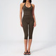 Damen Yoga Tracksuit Set stoßdämpfende Workout Tops High-Waist-Fitness-Tights