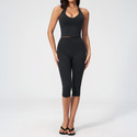 women's Yoga Tracksuit Set Shockproof Workout Tops High Waist Fitness Tights