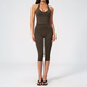 Damen Yoga Tracksuit Set stoßdämpfende Workout Tops High-Waist-Fitness-Tights