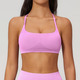 nahtloser Yoga-BH mit Cross-Back-Strap für Damen
