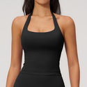 Damen Atmungsaktives Schockabsorbierendes Yoga Tank Top - Workout Crop Top Sport BH