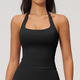 Damen Atmungsaktives Schockabsorbierendes Yoga Tank Top - Workout Crop Top Sport BH