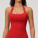 Damen Atmungsaktives Schockabsorbierendes Yoga Tank Top - Workout Crop Top Sport BH