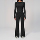 long Sleeve Yoga Set With High Waist Leggings For Women